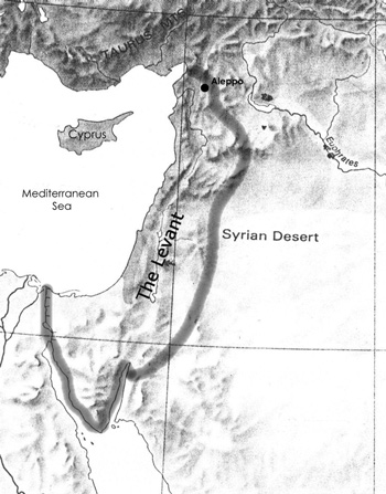 Map of the Levant
